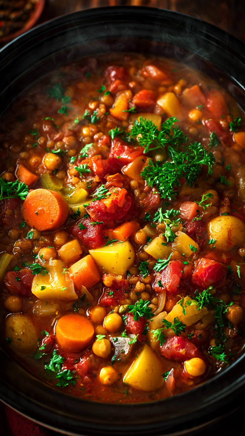 Vegan Crockpot Coconut Quinoa Curry