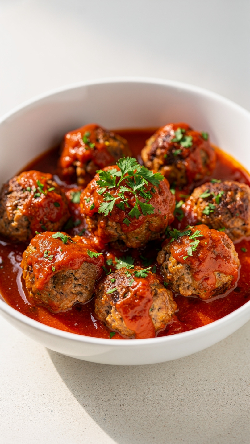 Crockpot Honey Garlic Meatballs