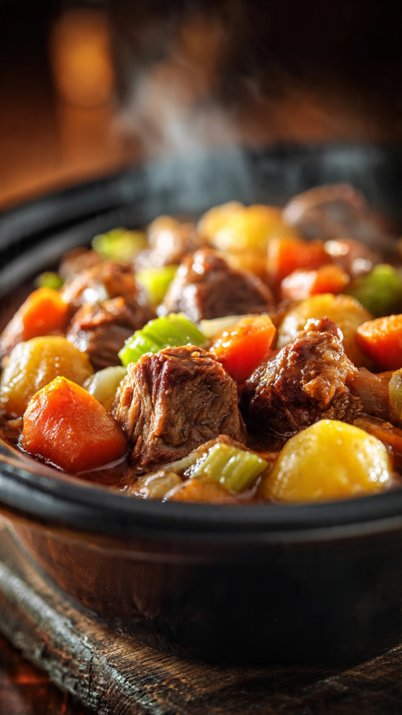 Crockpot Beef Stew (Easy Slow Cooker Recipe)