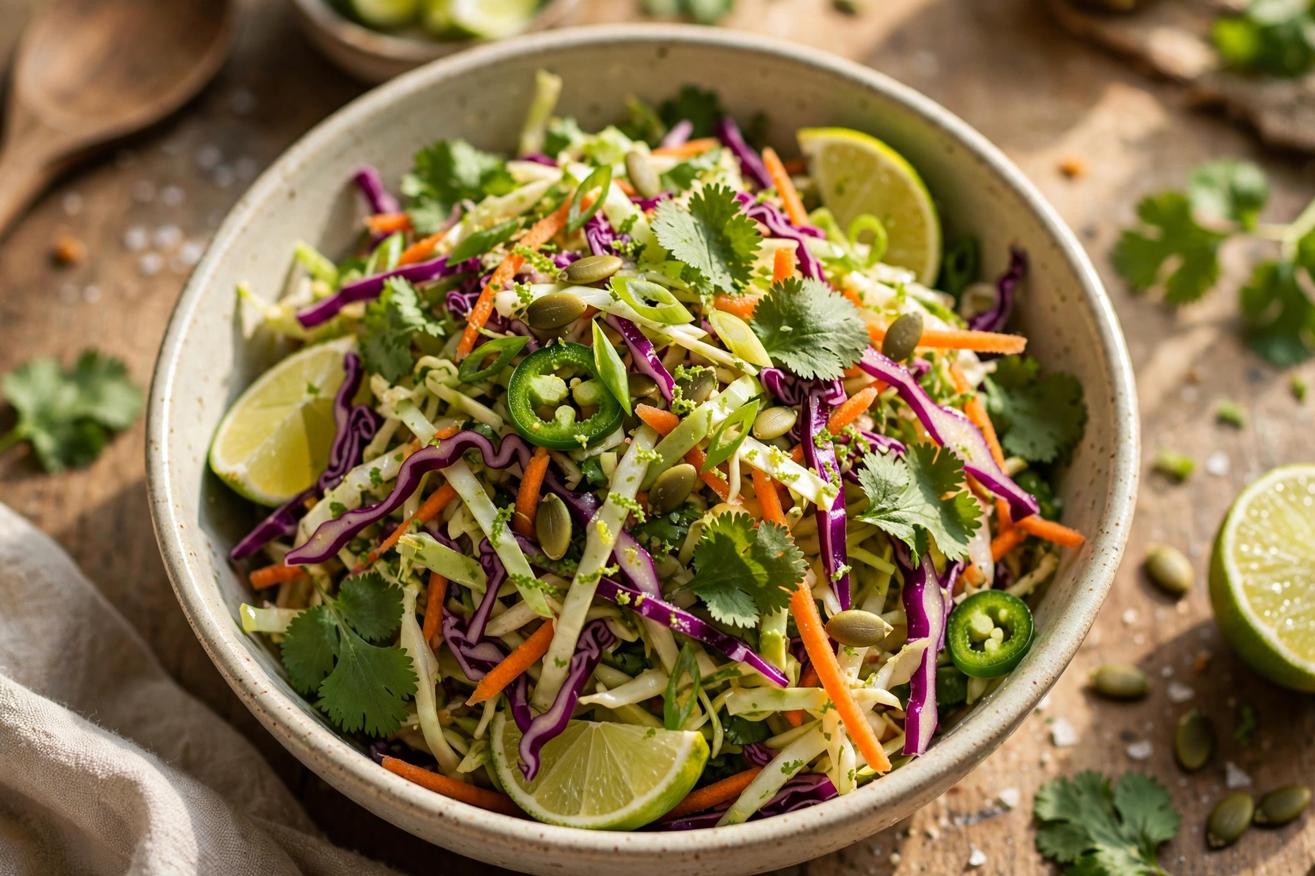 Cilantro Lime Slaw