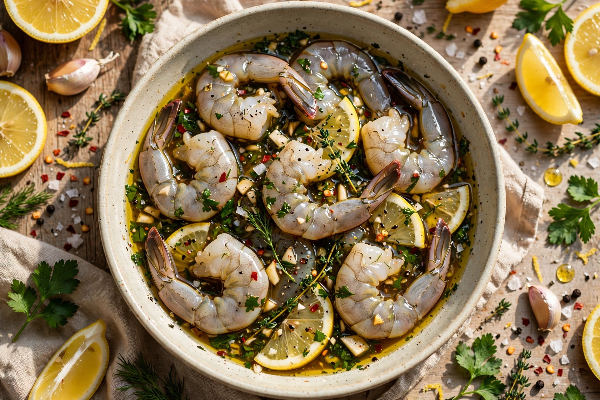 Zesty Shrimp Marinade for Tacos