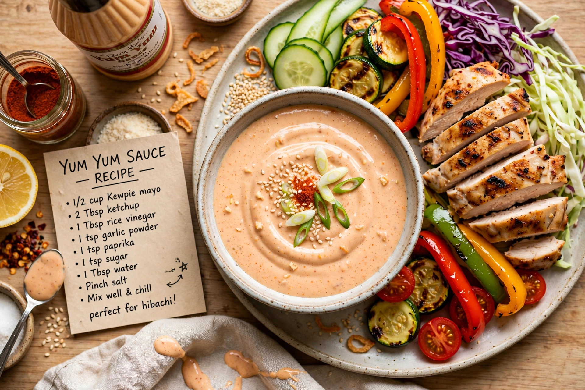 Yum Yum Sauce (Easy Japanese Steakhouse Sauce)